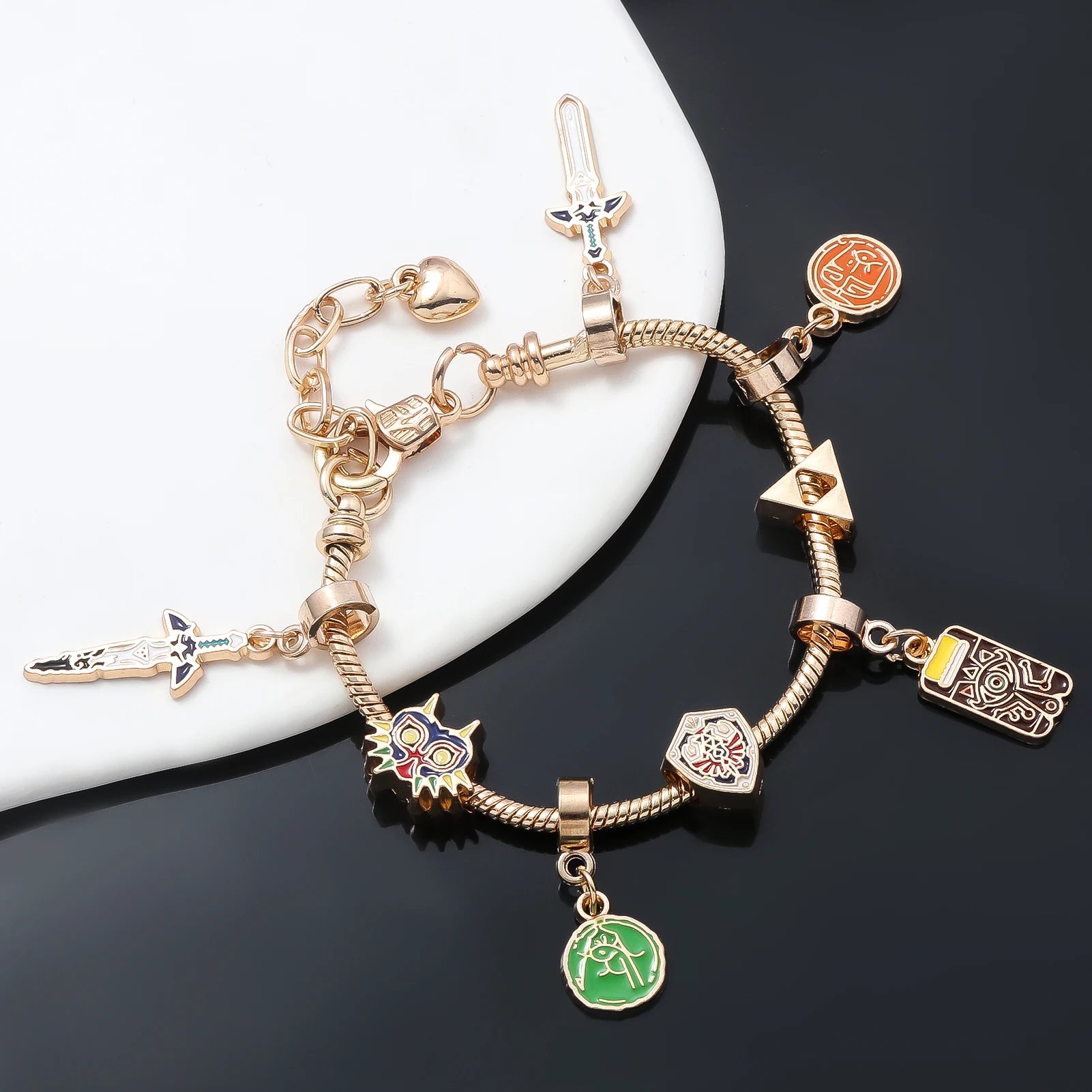 Zelda Tears of the Kingdom Charm Bracelet – 17cm