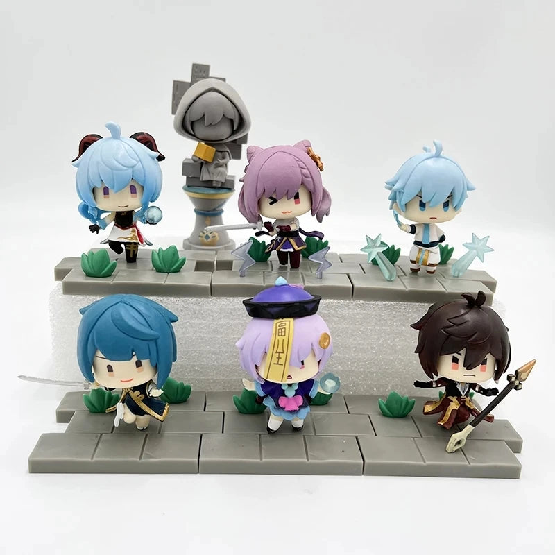 Genshin Impact - 6/7 Piece Anime Figurines