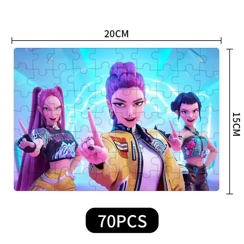 K-Pop Demon Hunters 70-Piece Mini Puzzle (Multiple Variants)