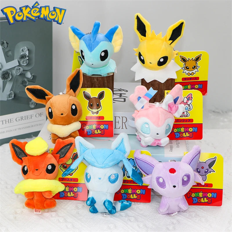 Pokémon Plush Keychain Dolls – Eeveelutions & Glow-in-the-Dark Ghost Types
