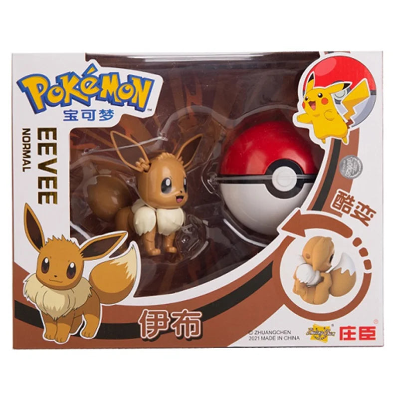 Pokémon Retractable Ball Figure – Assorted Characters