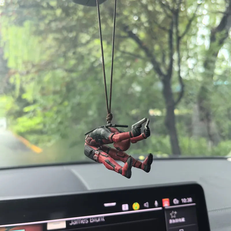 Deadpool Car Hanging Ornament Collection – Funny Dashboard Decorations (8 Variants)