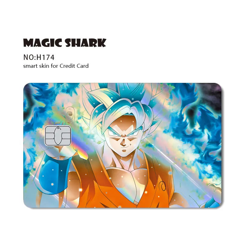 Dragon Ball Z EMV Card Stickers – Anime Card Skins for All Chip Sizes