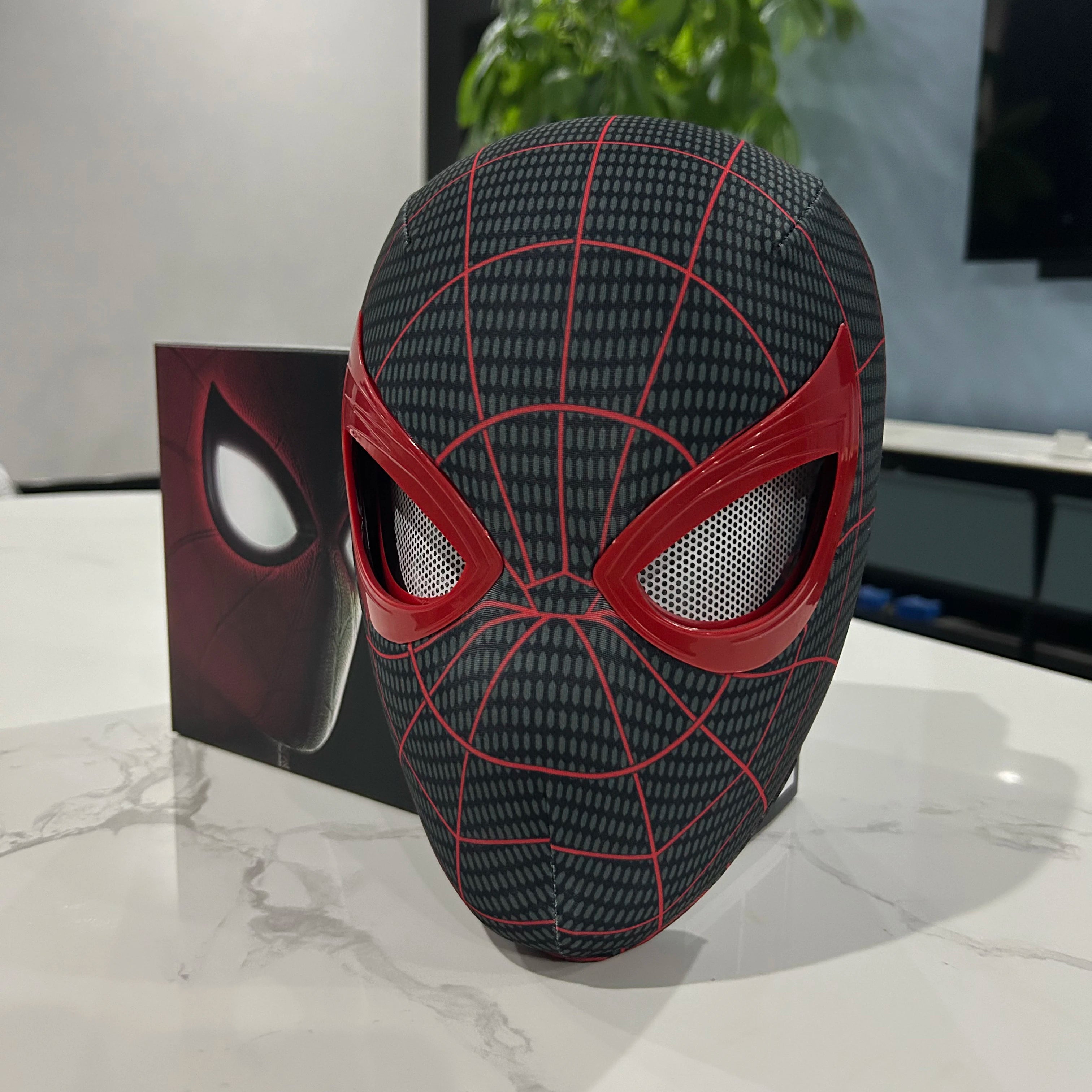 Miles Morales Spider-Verse Blinking Eye Mask