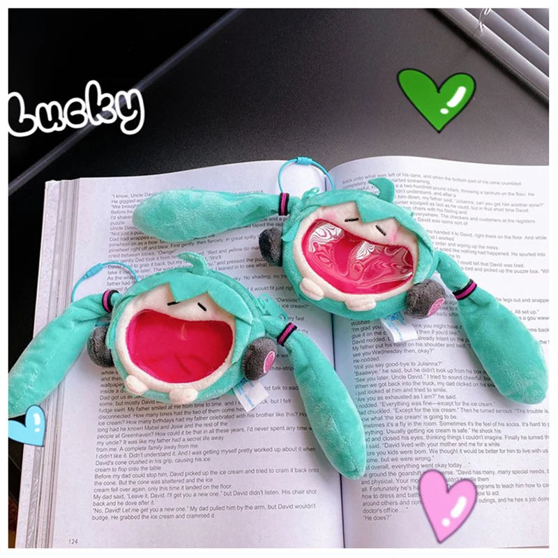 Hatsune Miku Plush Crossbody Bag – Cute Anime Shoulder Purse