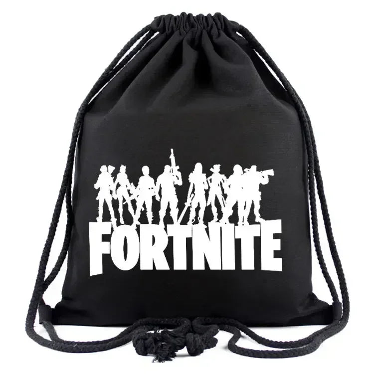 Fortnite Bundle Pocket Large Capacity Fashionable Basketball Storage Bag Sports Backpack Portable Canvas Backpack