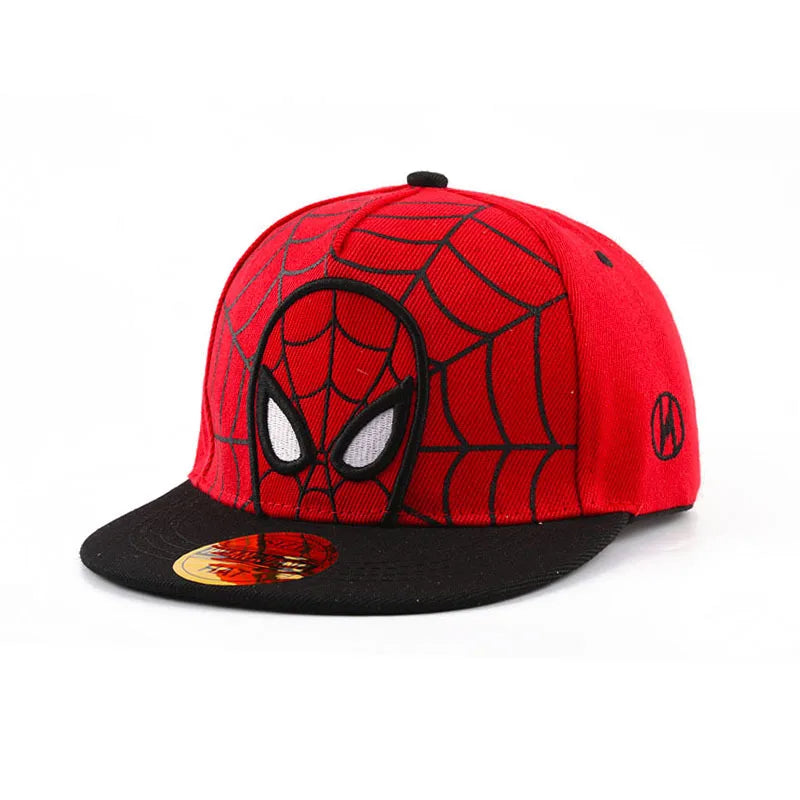 Spider-Hero Kids Snapback Cap – Adjustable Cartoon Hat