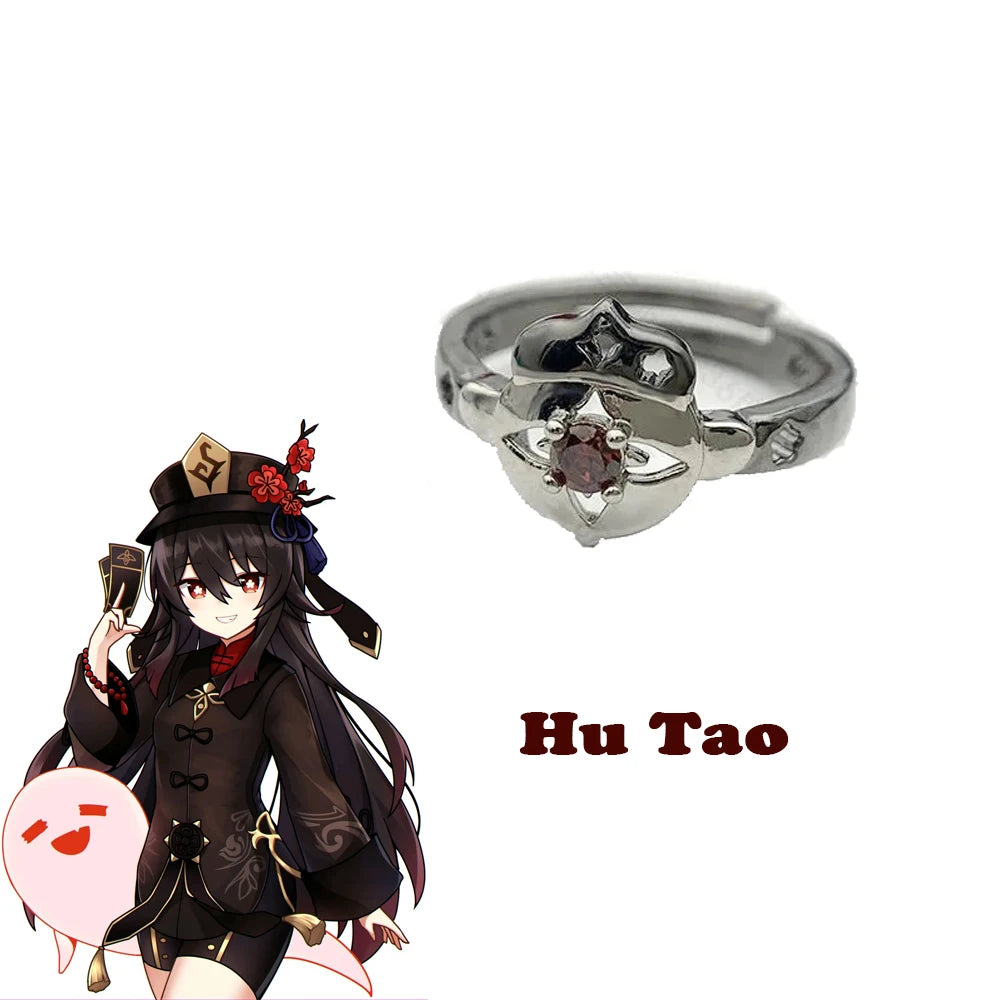Genshin Impact Character Rings – Anime Jewelry Collection
