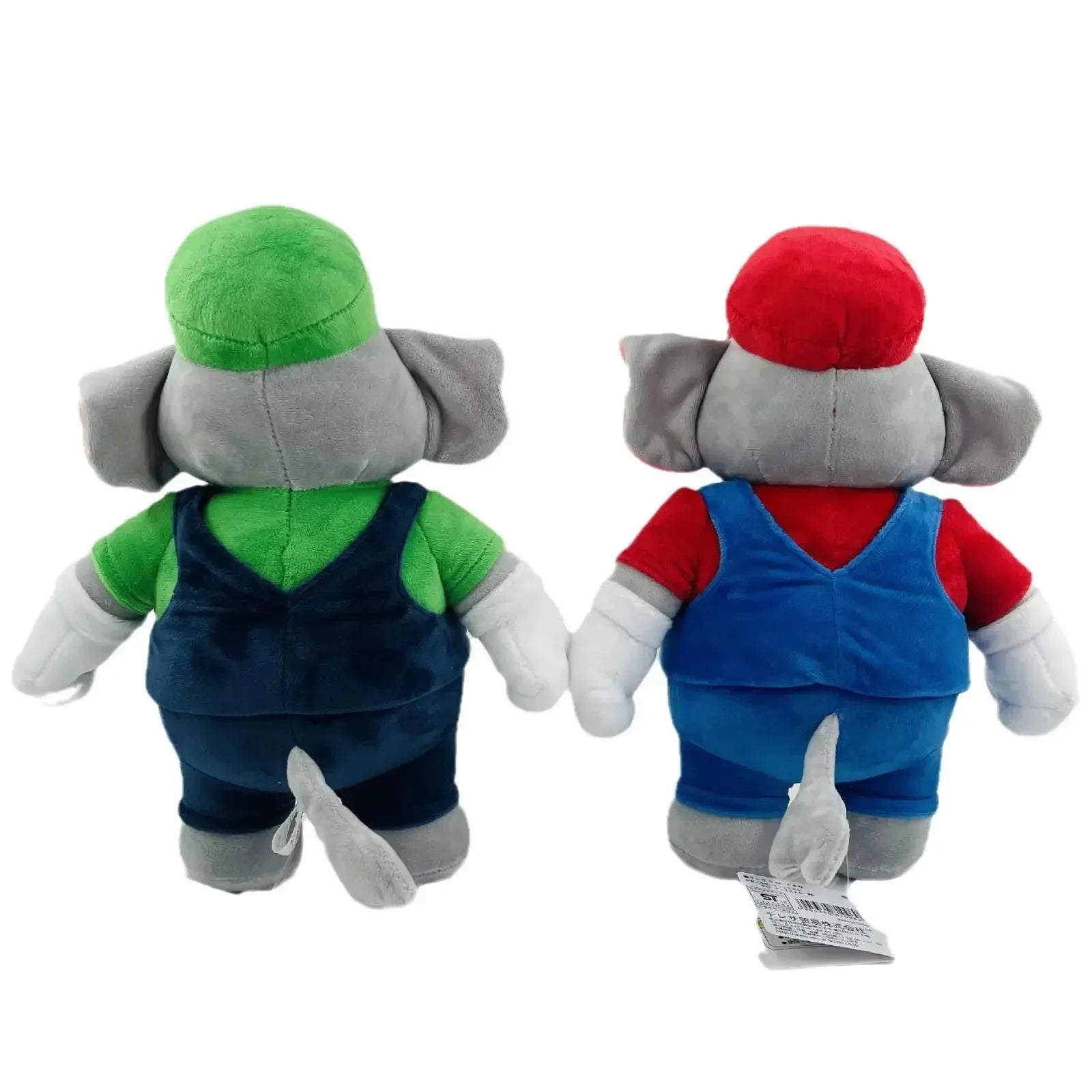 Super Mario & Luigi Elephant Plush Toys – 27cm Soft Collectible Figures