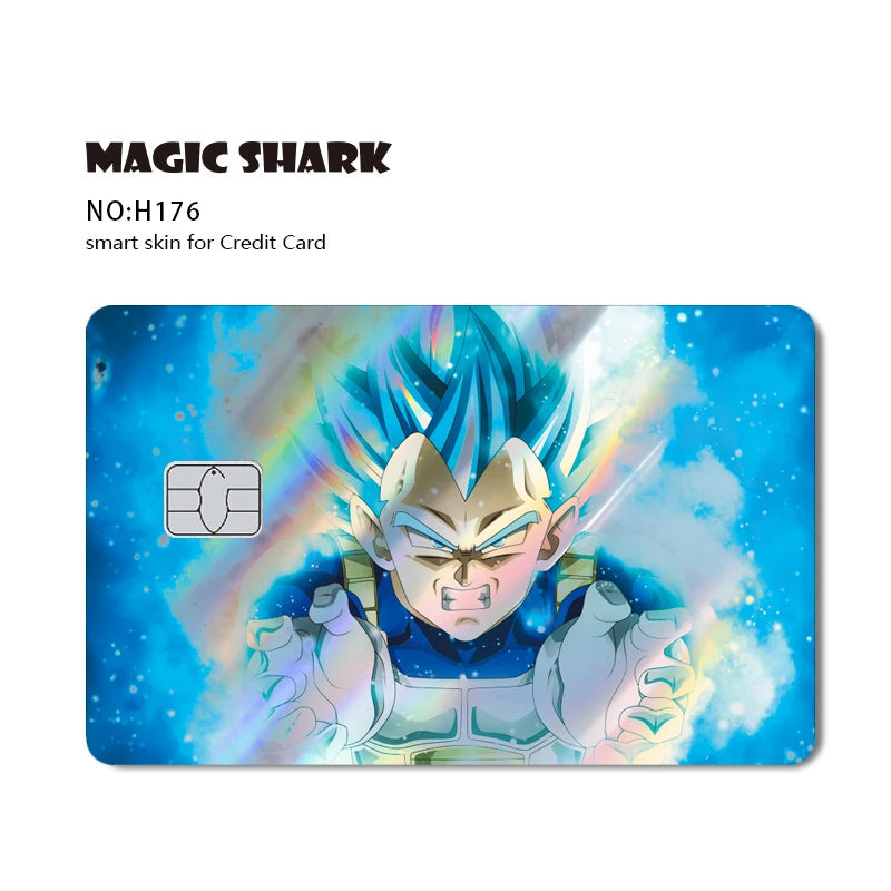 Dragon Ball Z EMV Card Stickers – Anime Card Skins for All Chip Sizes