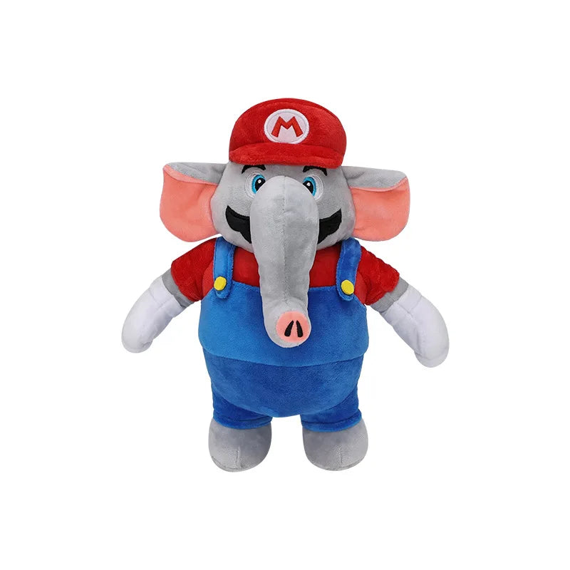 Super Mario & Luigi Elephant Plush Toys – 27cm Soft Collectible Figures