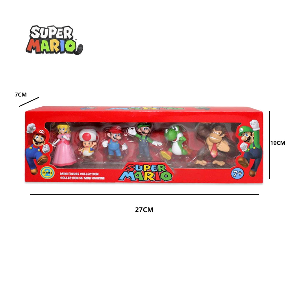 Super Mario – 6 Piece Figure Set