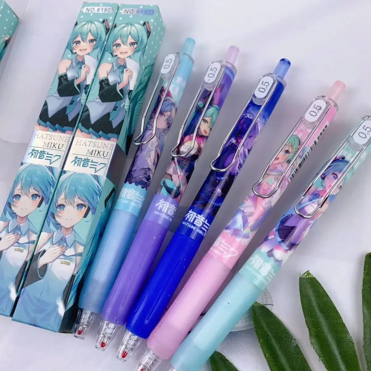 Hatsune Miku Gel Pen Set (6 pens)
