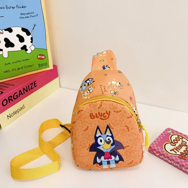 Bluey Kids Mini Crossbody Bag – Lightweight Cartoon Shoulder Bag