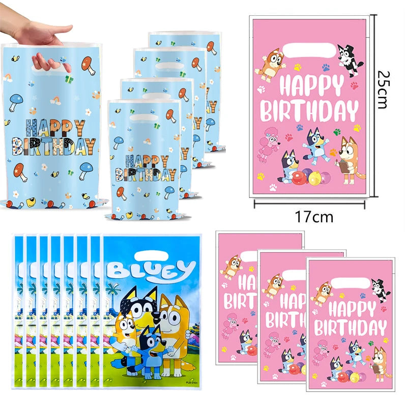 Bluey Party Latex Bags (20pcs)