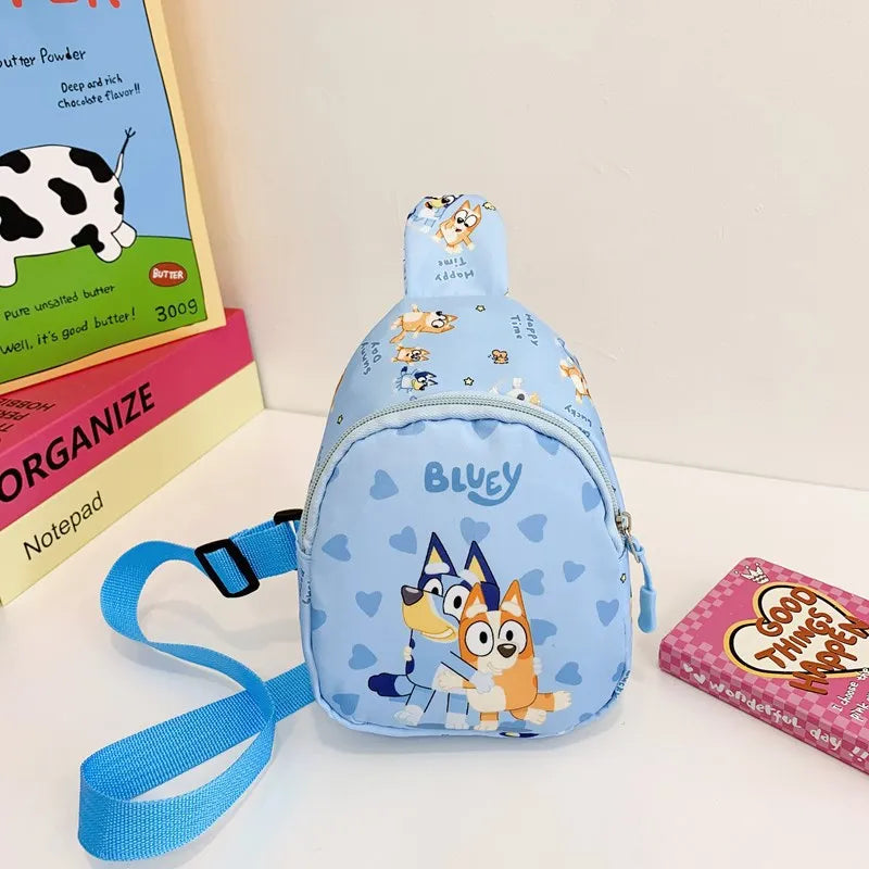 Bluey Kids Mini Crossbody Bag – Lightweight Cartoon Shoulder Bag