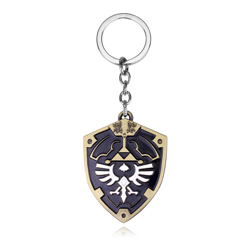 Legend of Zelda - Hylian Shield Metal Keychain