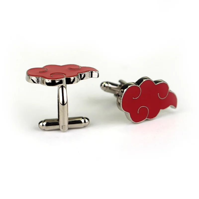 Akatsuki Cloud Metal Cufflinks