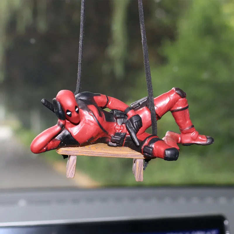 Deadpool Car Hanging Ornament Collection – Funny Dashboard Decorations (8 Variants)