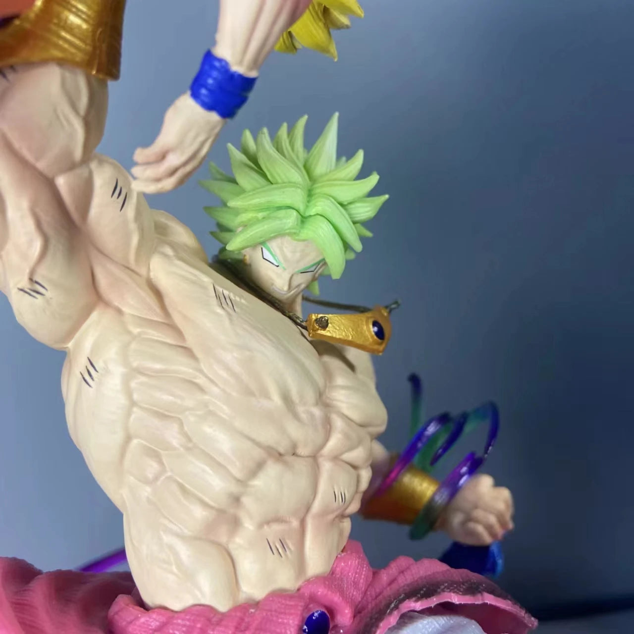 Dragon Ball Z Broly vs Goku Figurine – 28cm / 20cm Figurine