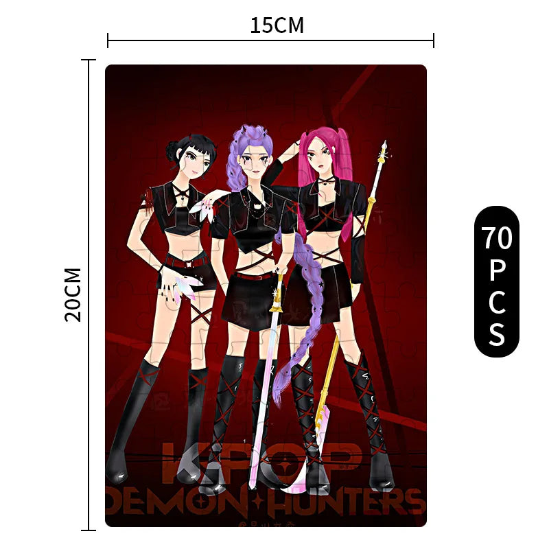 K-Pop Demon Hunters 70-Piece Mini Puzzle (Multiple Variants)