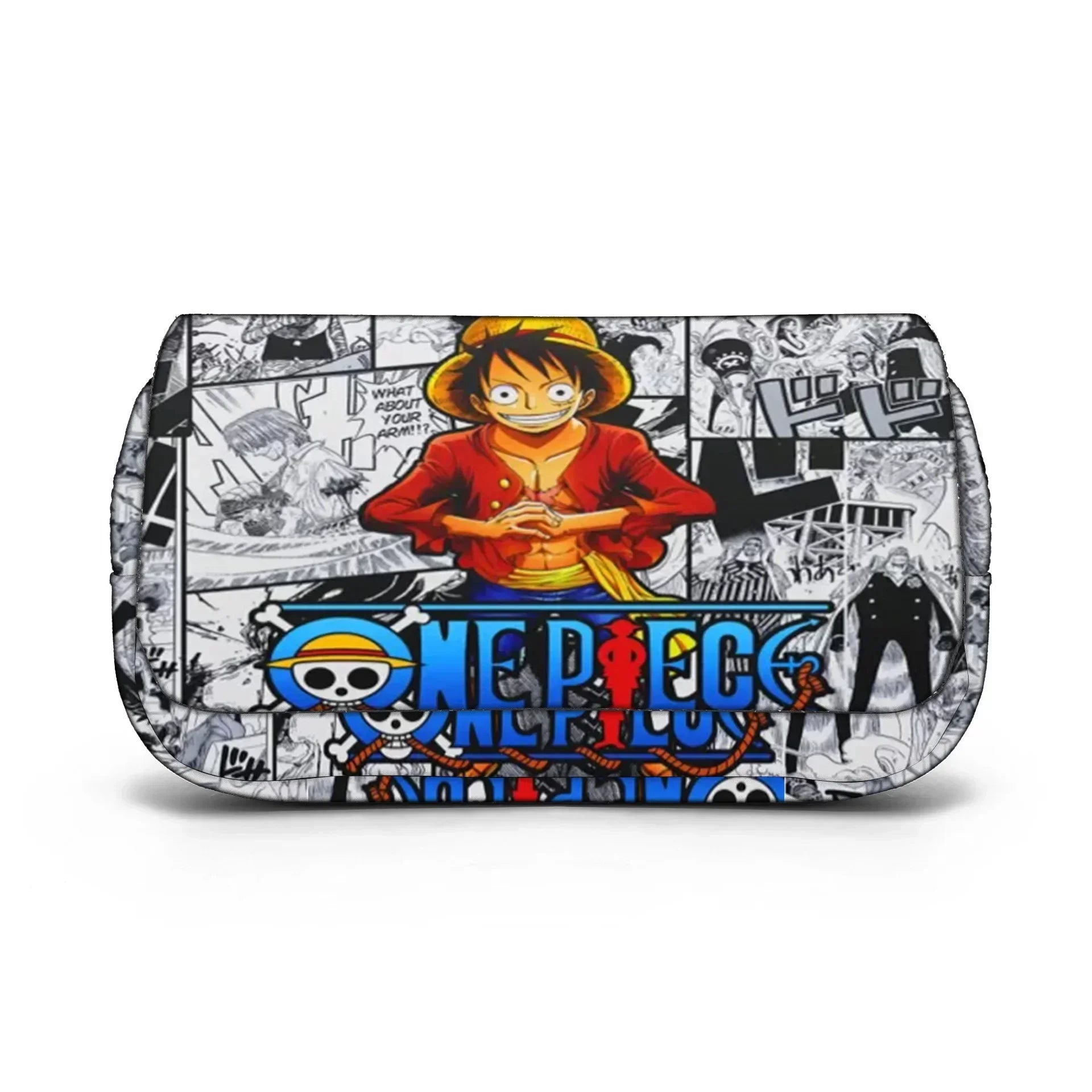 One Piece Zipper Pencil Case – Anime Stationery Bag