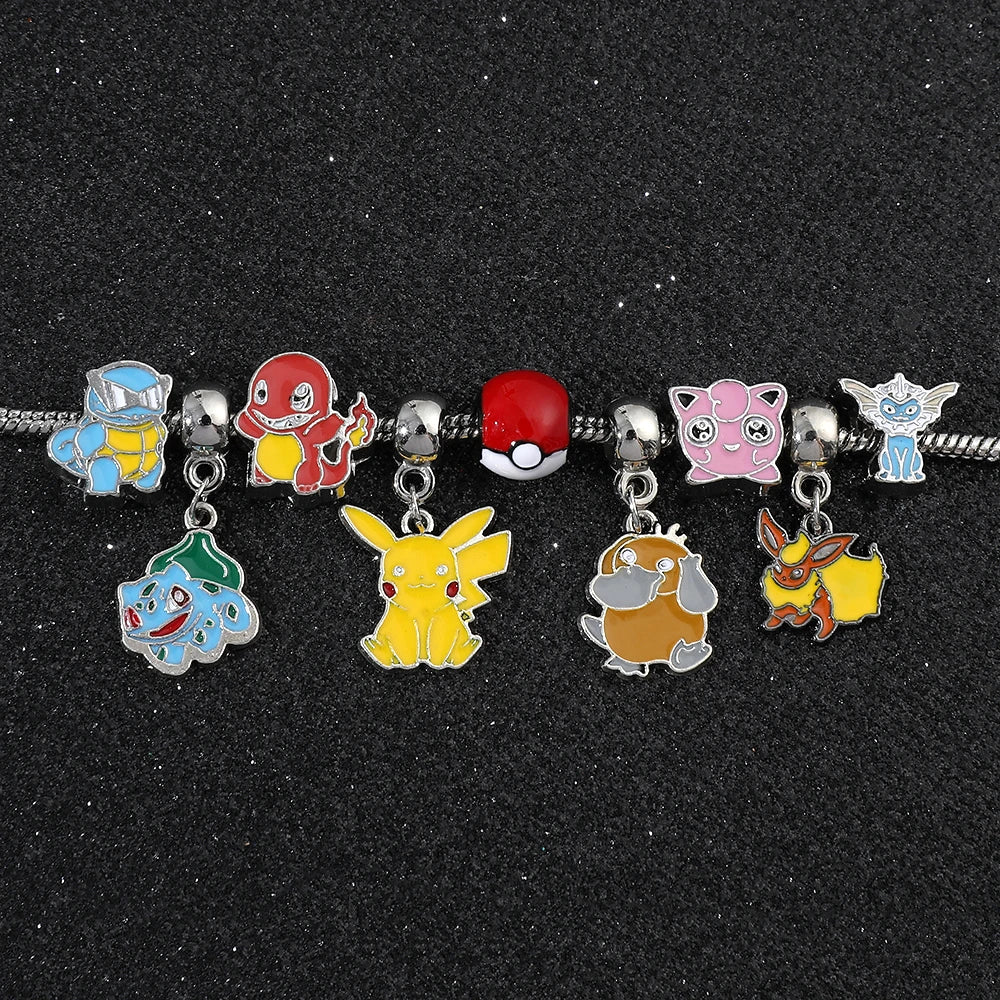 Pokémon Charm Bracelet – Poké Ball & Character Dangle Charms