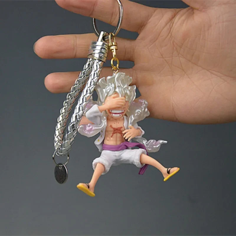 One Piece Keychain Set – Gear 5 Luffy & Zoro