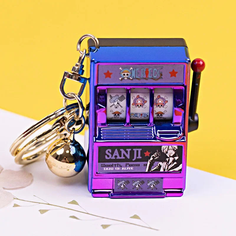 One Piece Mini Slot Machine Keychain