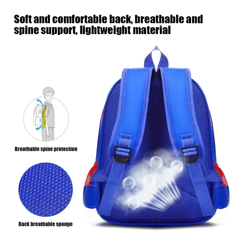 Marvel Kids Backpack Collection – Spiderman, Iron Man & Captain America