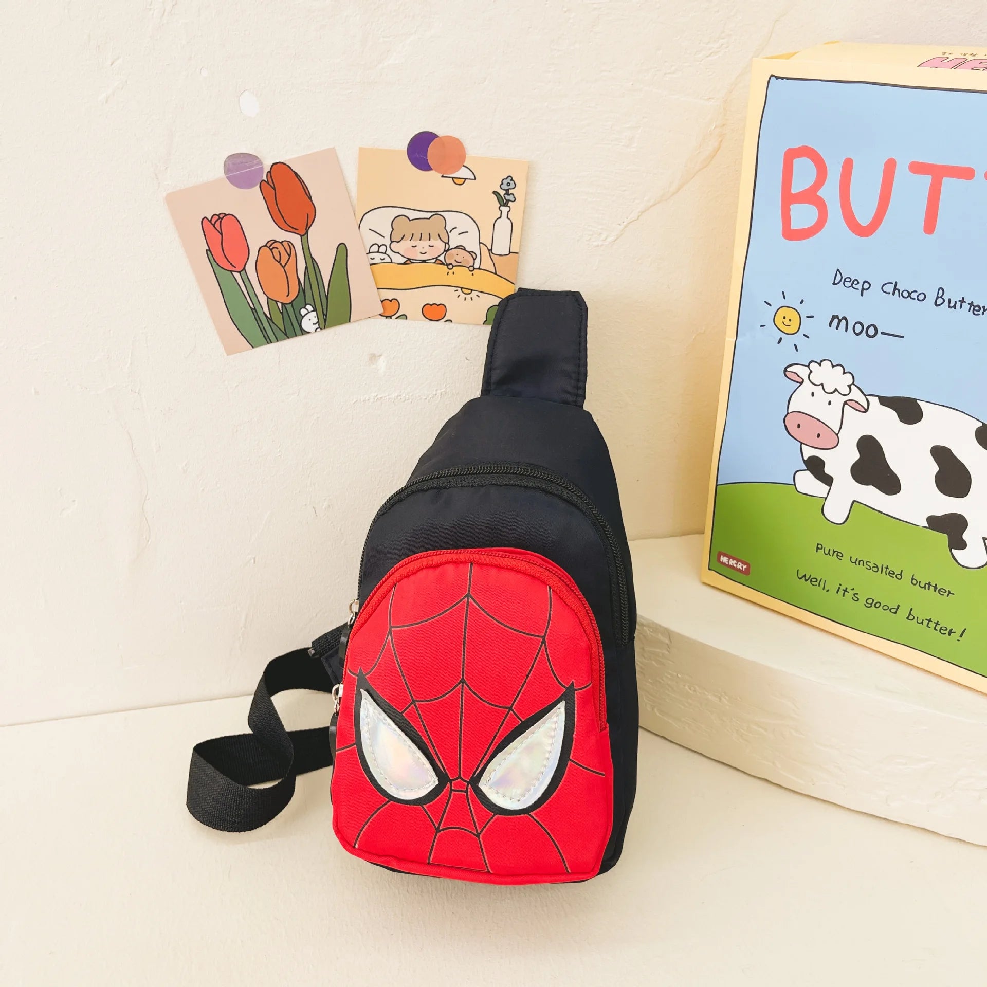 Spider Hero Kids Crossbody Sling Bag