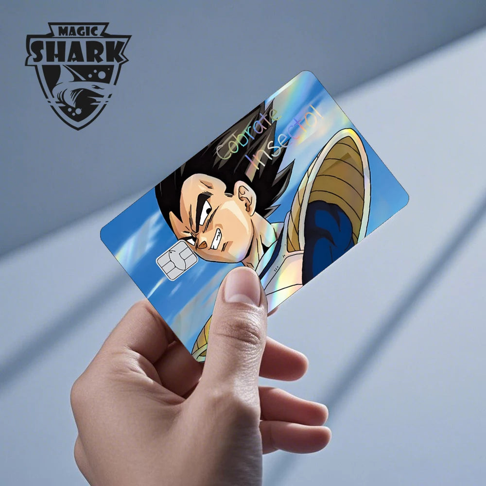Dragon Ball Z EMV Card Stickers – Anime Card Skins for All Chip Sizes