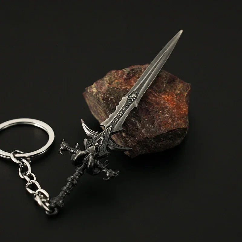 Frostmourne Sword Keychain – 9cm Blade or Display Stand