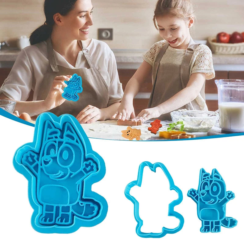 Bluey & Bingo Cookie Cutter Set – 2 Variants