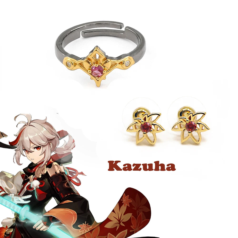 Genshin Impact Character Rings – Anime Jewelry Collection