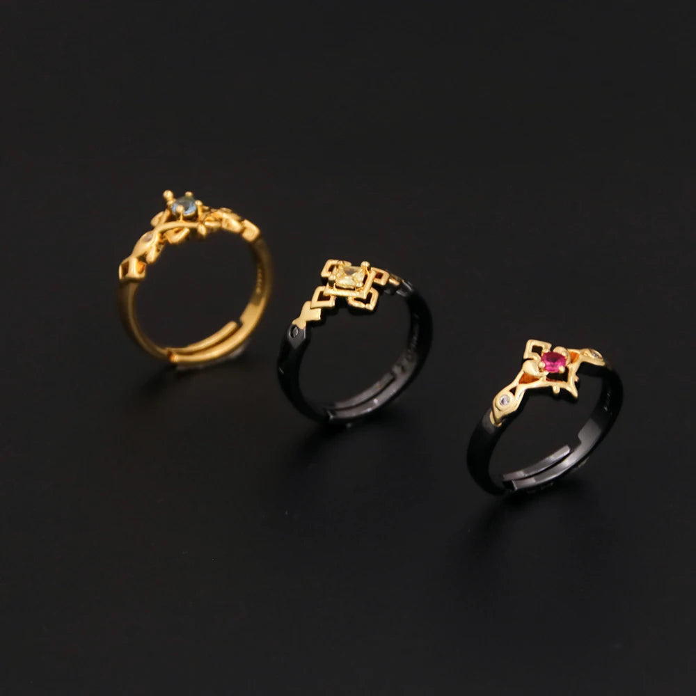 Genshin Impact Character Rings – Anime Jewelry Collection