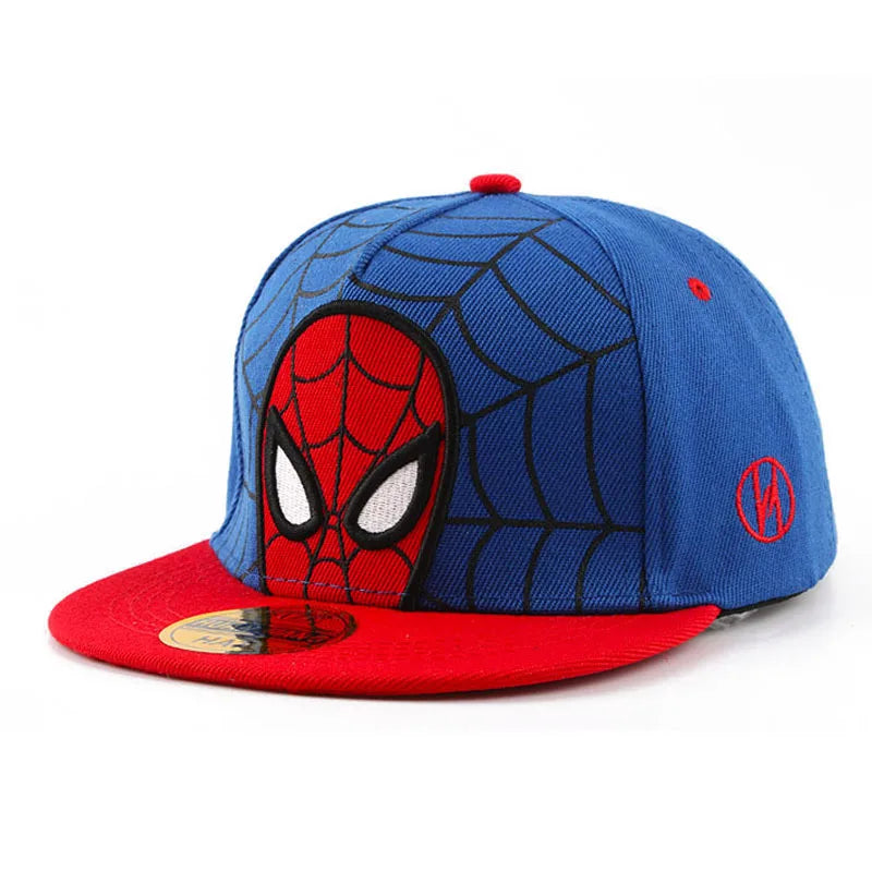 Spider-Hero Kids Snapback Cap – Adjustable Cartoon Hat