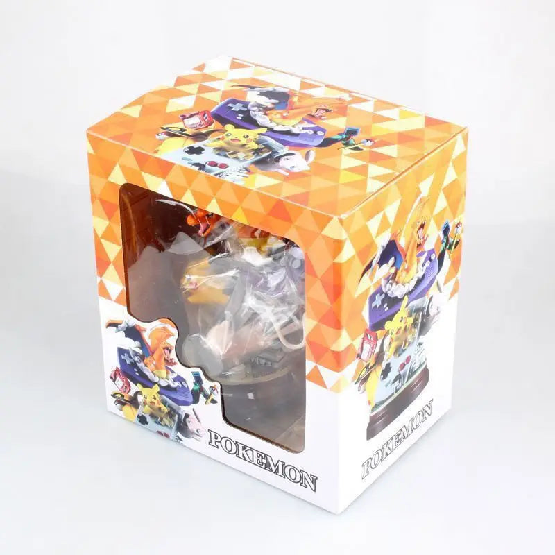 Pokémon Classic Gaming Diorama – Pikachu, Charizard & Mew Figure (20cm)