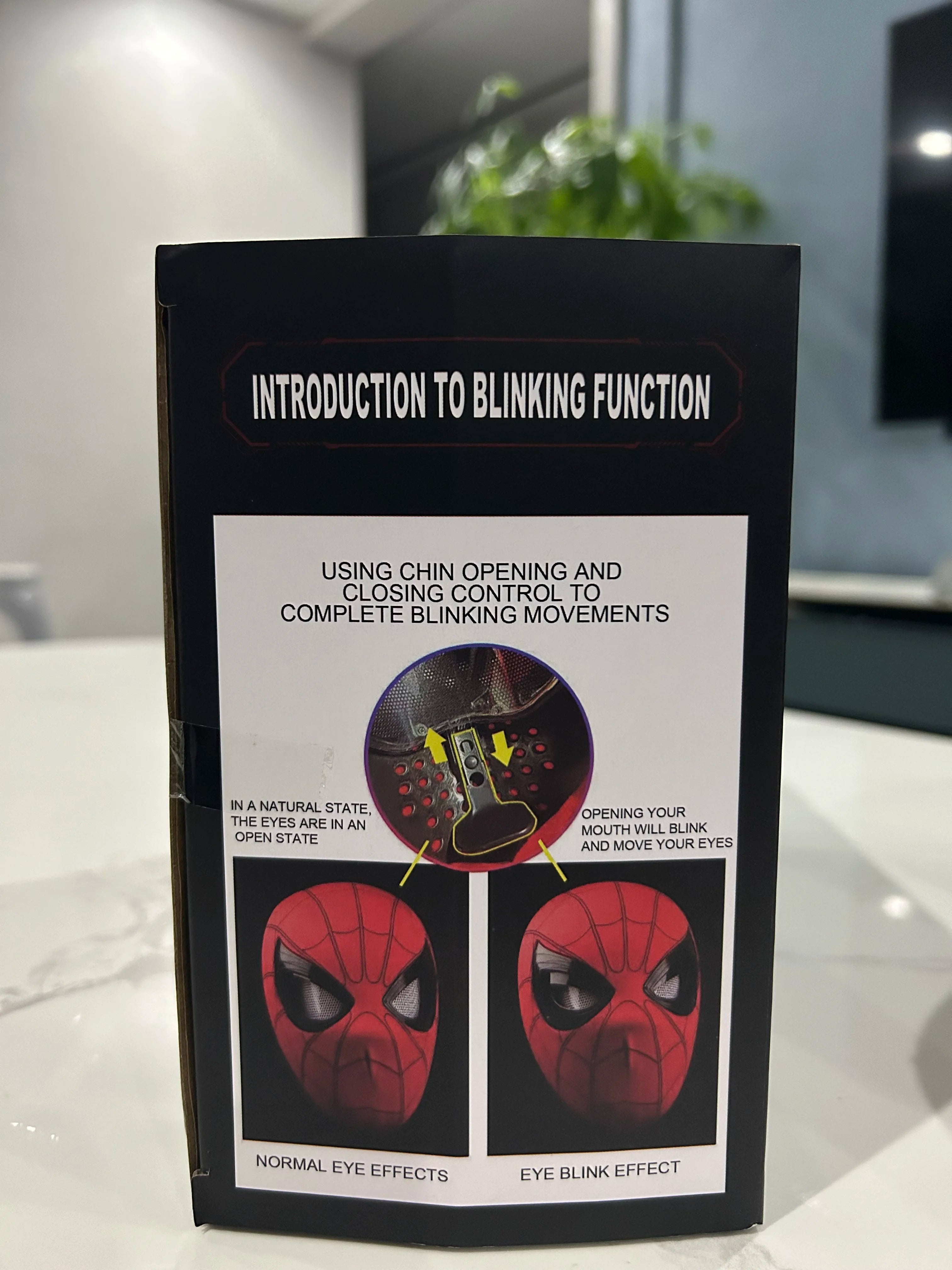 Miles Morales Spider-Verse Blinking Eye Mask