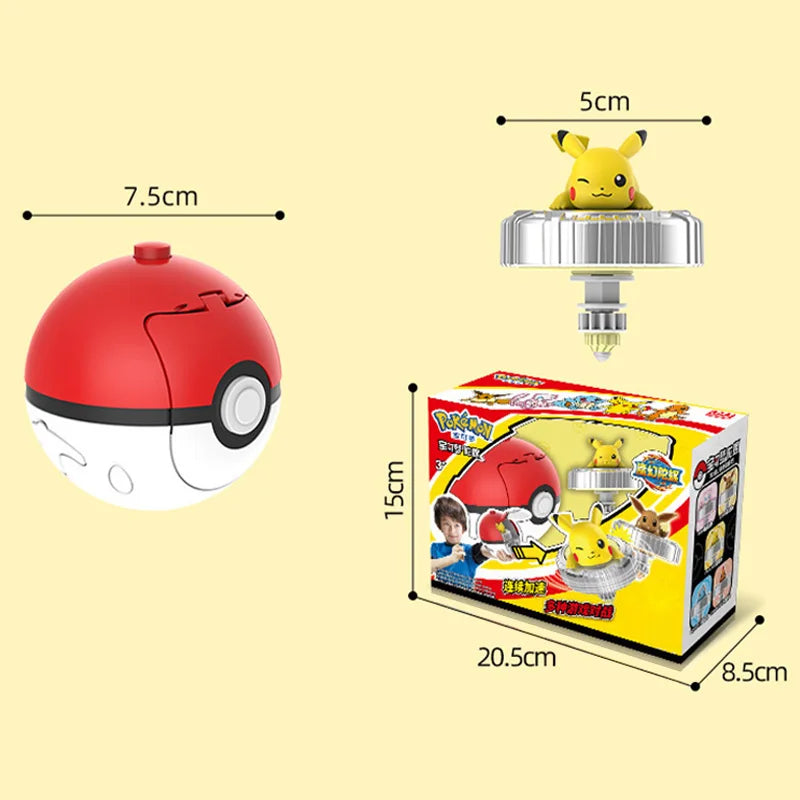 Pokémon Pokéball Gyro Battle Spinning Top Toy Set
