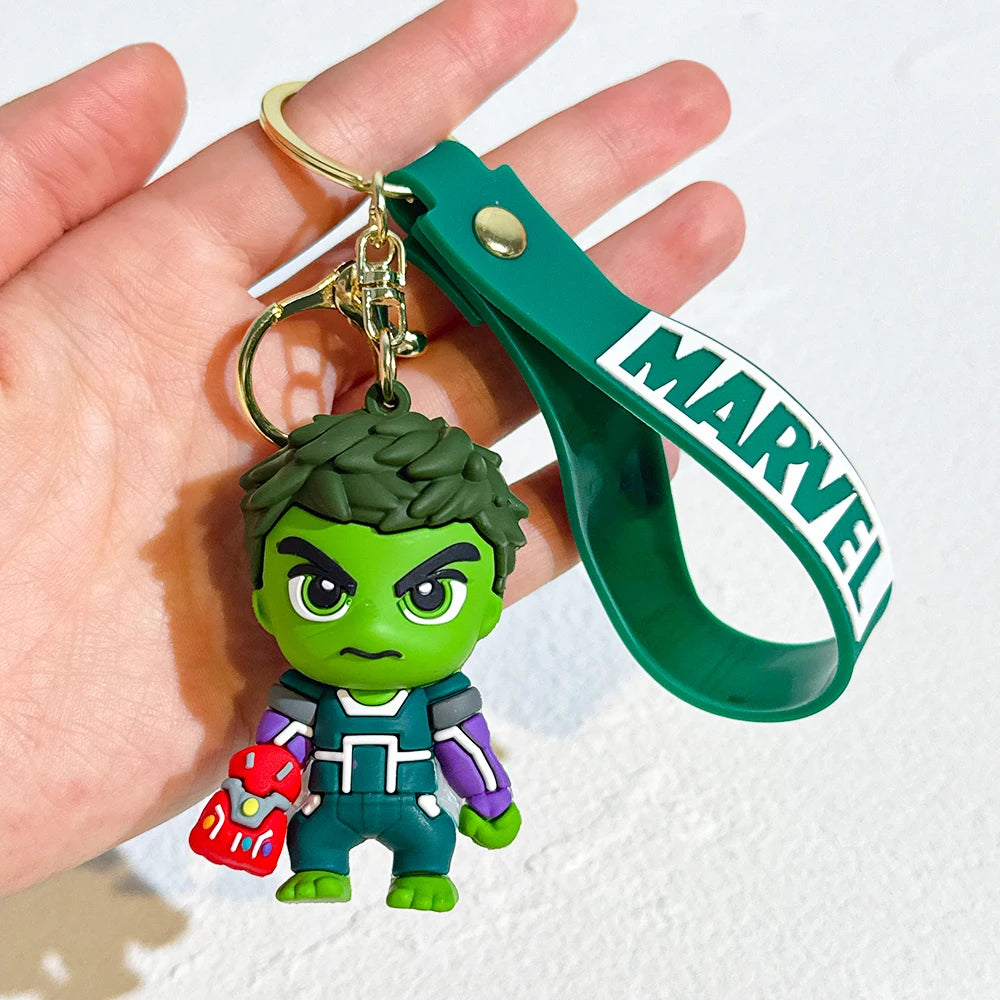 Marvel Avengers Superhero Keychain Collection – 6 Designs or Full Set