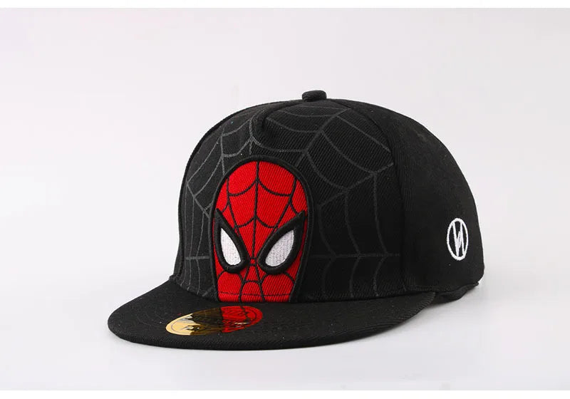 Spider-Hero Kids Snapback Cap – Adjustable Cartoon Hat
