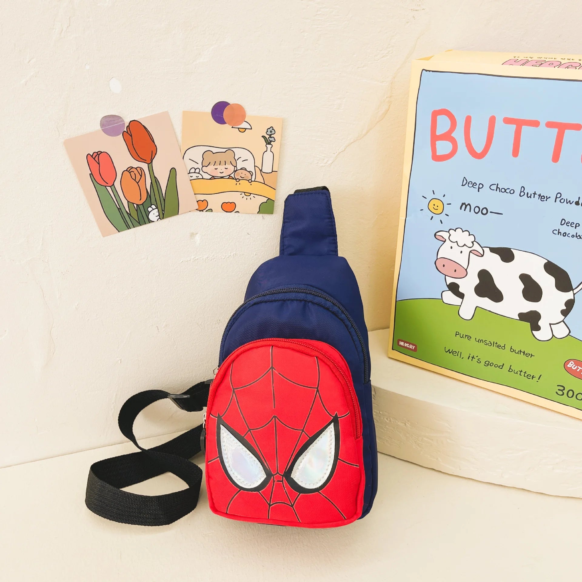 Spider Hero Kids Crossbody Sling Bag