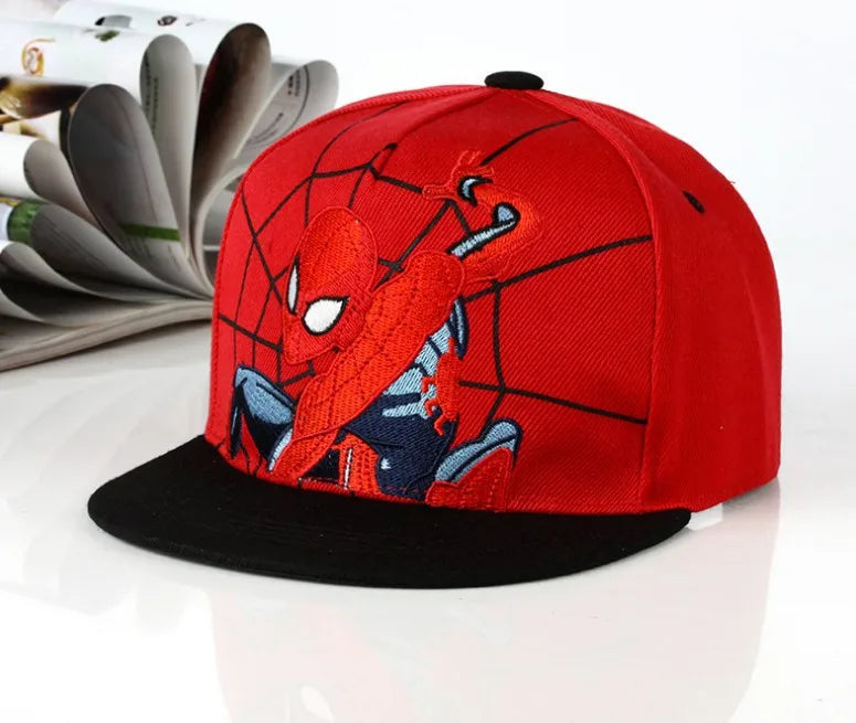 Spider-Hero Kids Snapback Cap – Adjustable Cartoon Hat