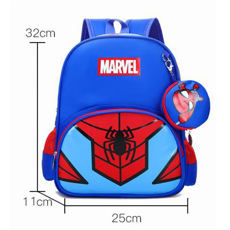 Marvel Kids Backpack Collection – Spiderman, Iron Man & Captain America