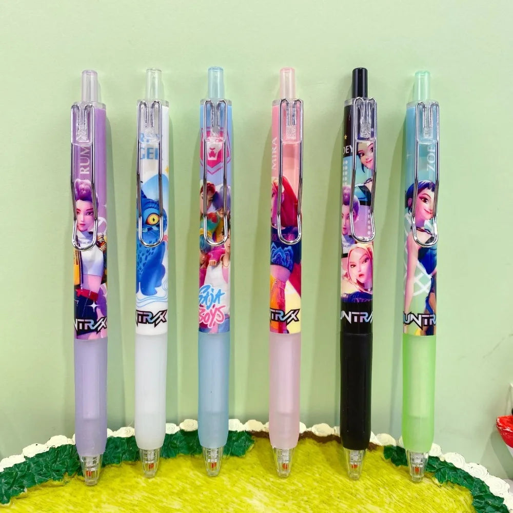 K-POP Demon Hunters Gel Pen Blind Box – 1/3/6/12PCS Set