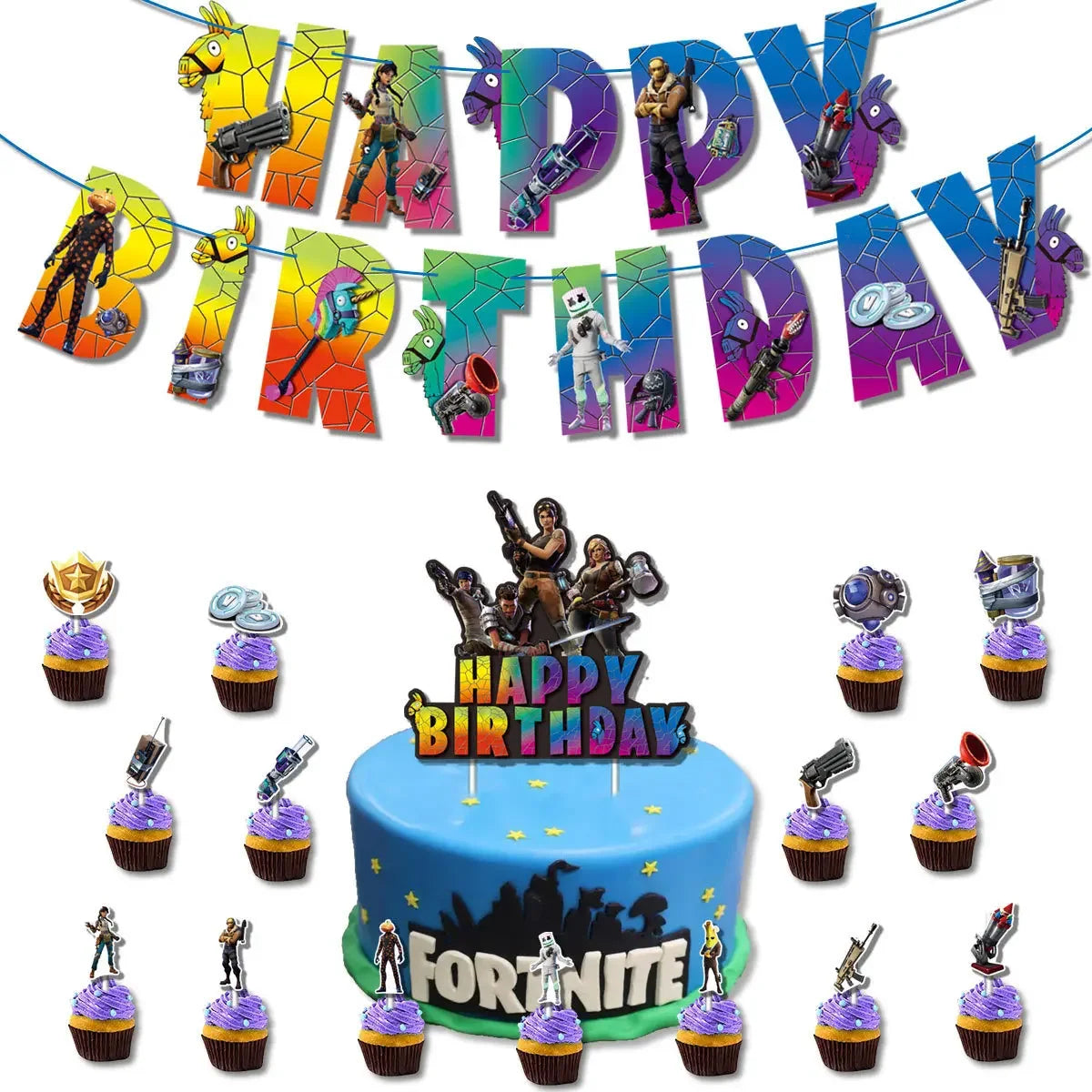 Fortnite - Birthday Decorations