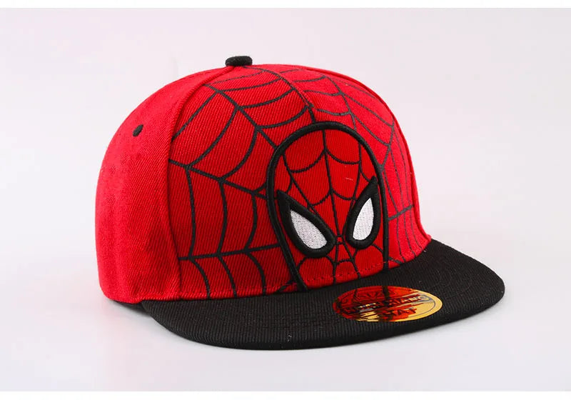 Spider-Hero Kids Snapback Cap – Adjustable Cartoon Hat