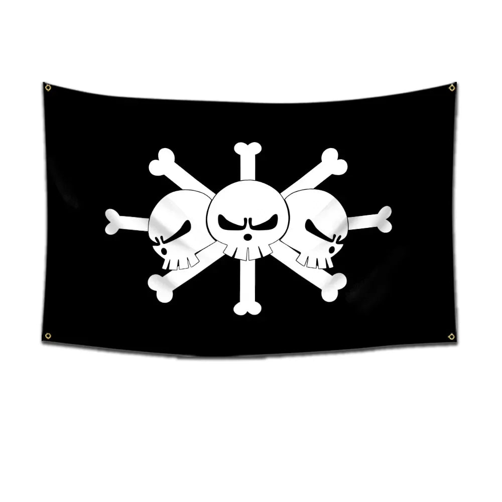 One Piece Pirate Flag Tapestry – 60x90cm Anime Wall Banner (Multiple Variants)