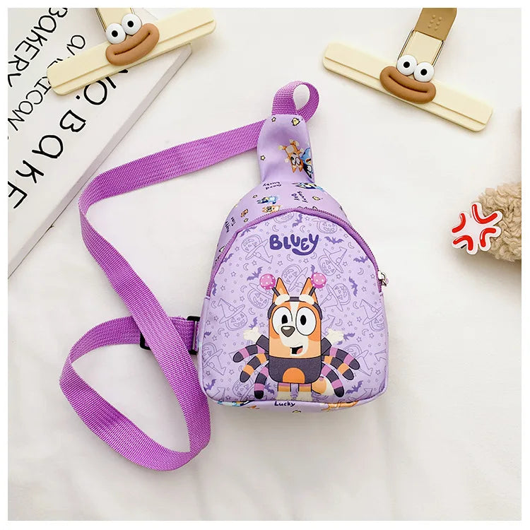 Bluey Kids Mini Crossbody Bag – Lightweight Cartoon Shoulder Bag